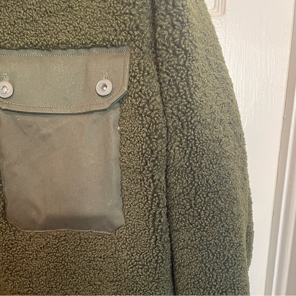 💚 ZARA oversized green sherpa shacket 💚 - Picture 5 of 6